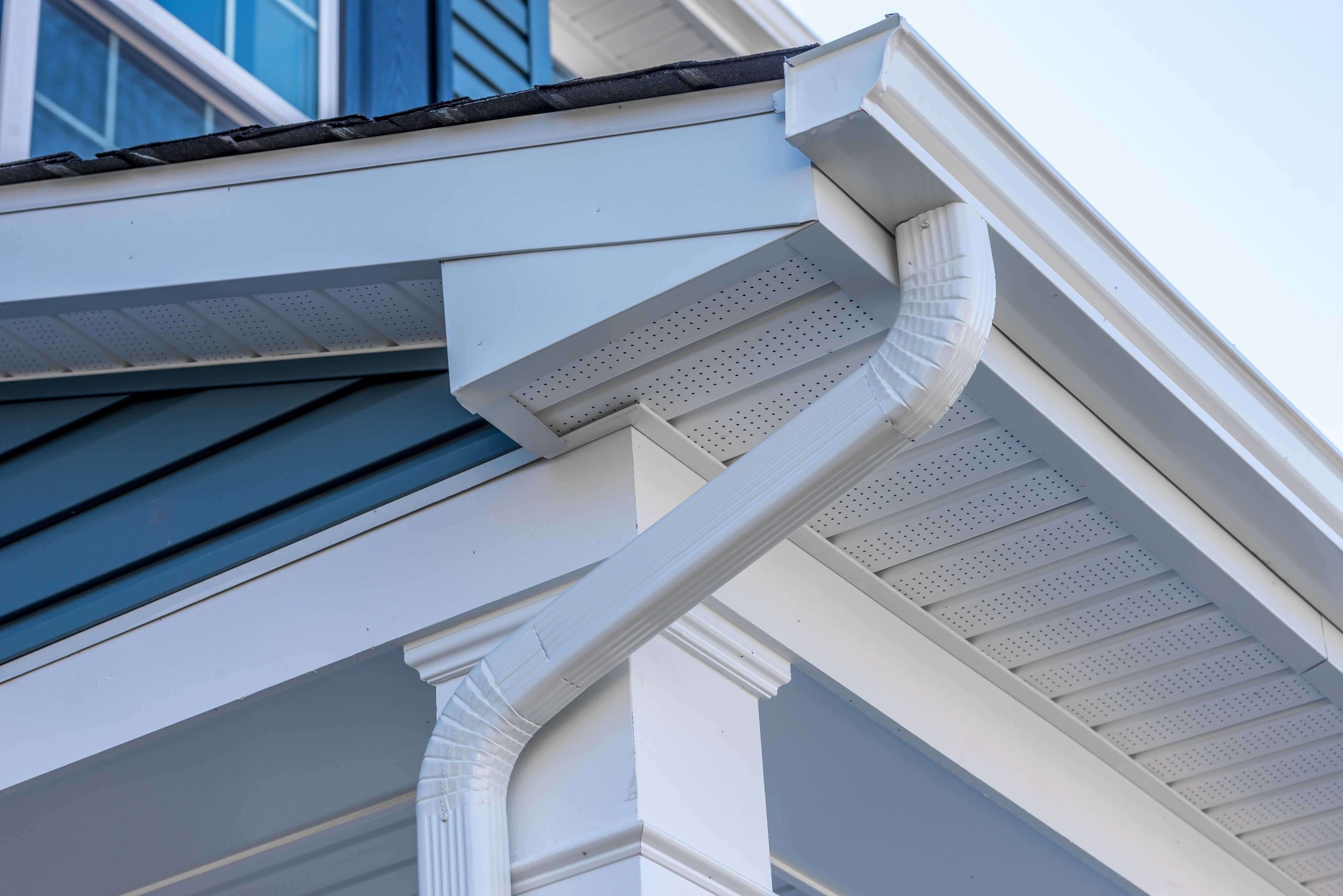 Cheap and durable vinyl gutters installation in Cary